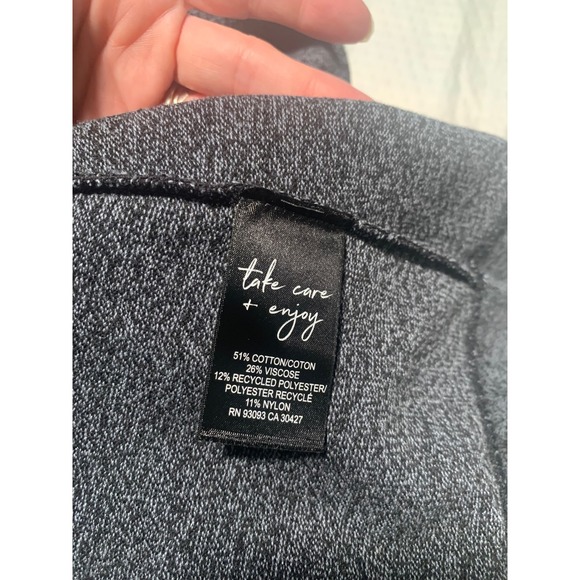 NIC+ZOE Textured Knit Editor BlazerJacket Black Sz PS - Picture 3 of 8